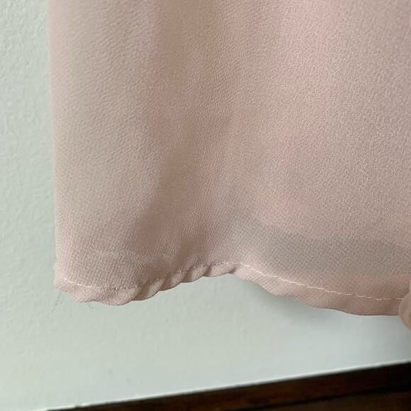 Birdy Grey Spence Convertible Dress Chiffon Pale Blush Medium - Picture 5 of 7